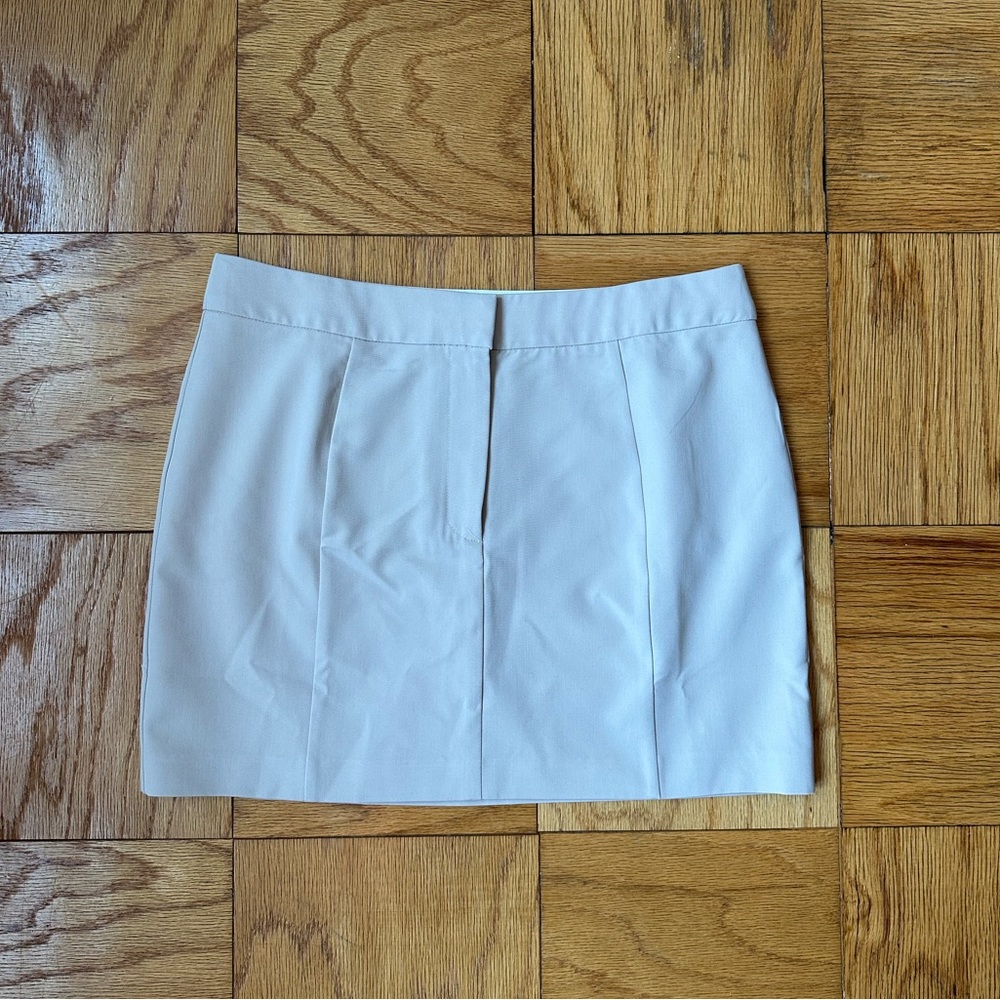 Tailored mini skirt